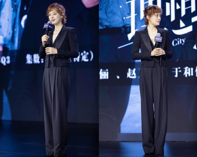 星辉时尚传媒 孙俪终于换发型,头发这么短还烫"泡面卷