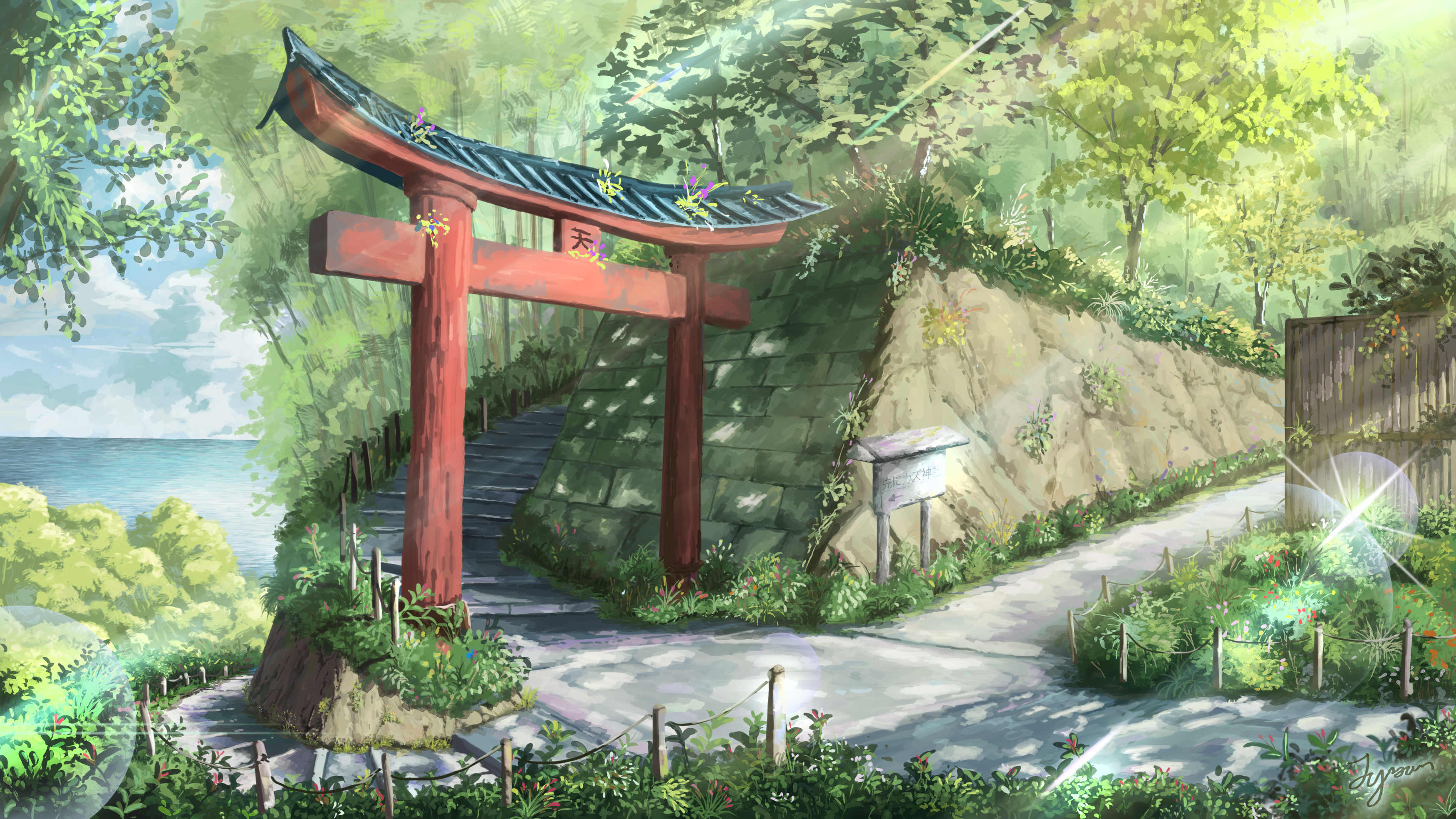 p站画师美图分享 コーラ,nik (风景图)