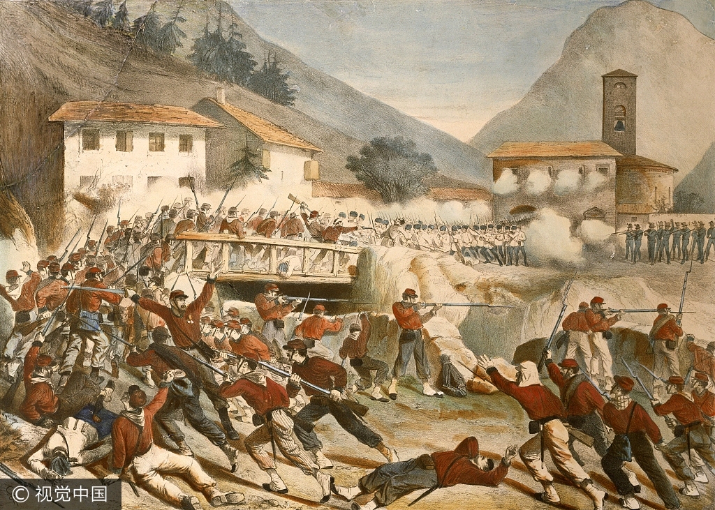 意大利统一战争的王牌部队加里波第的红衫军