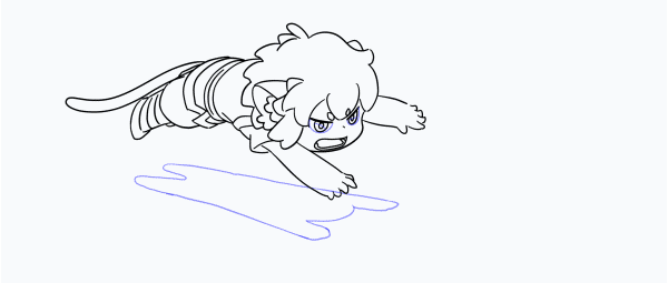 简笔画 手绘 线稿 600_255 gif 动态图 动图