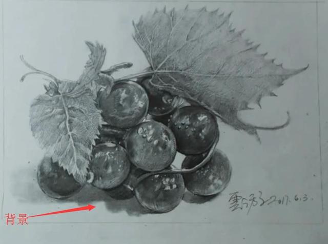 素描—静物水果不会画不用怕,来看看别人是怎么画水果