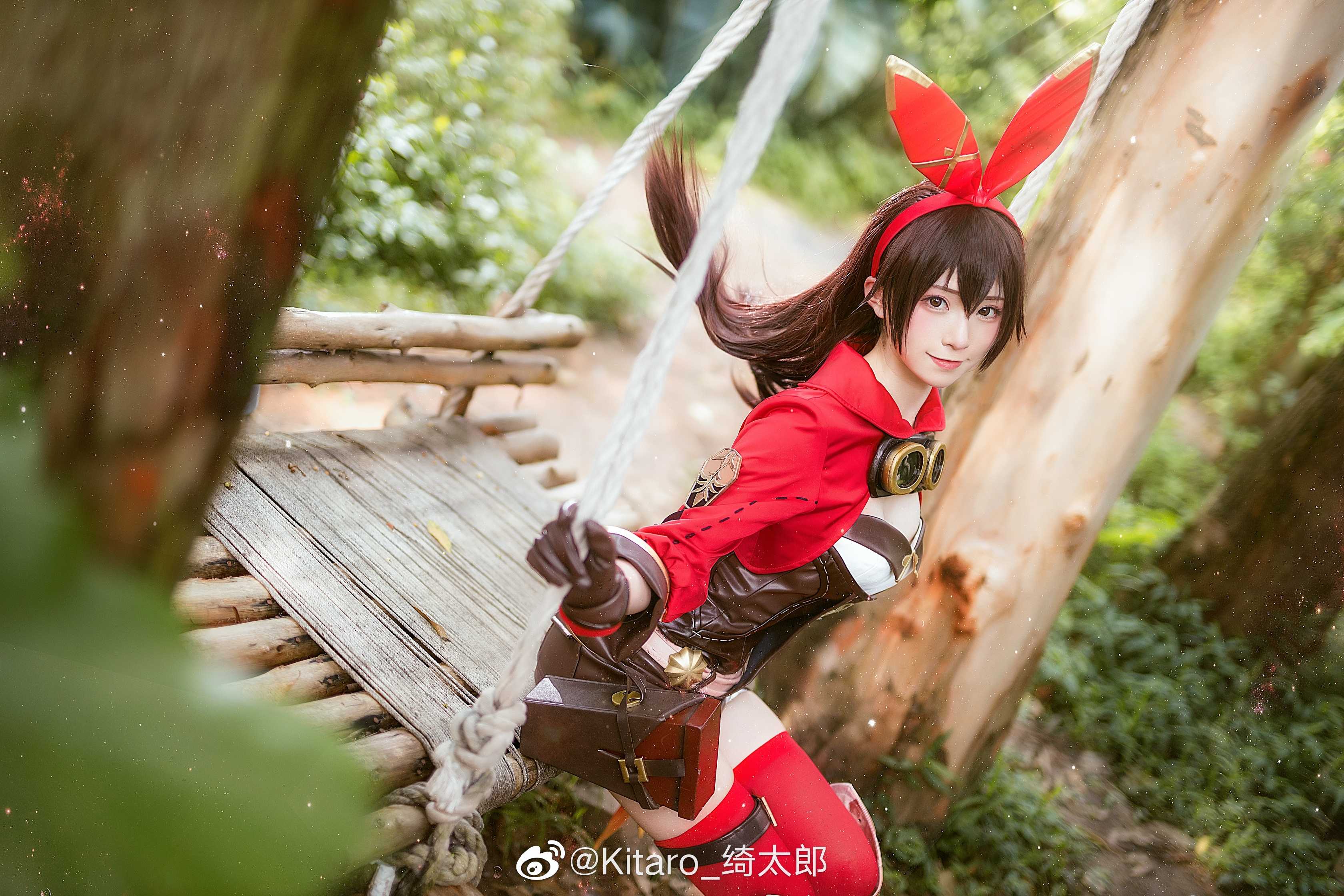 cos《原神》安柏 这两天我天天玩这个角色ヾ(ω)o