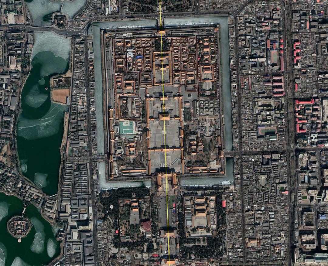 北京城的中轴线为什么是歪的