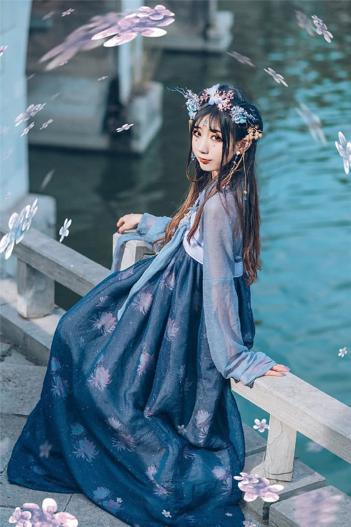 cosplay:齐胸襦裙,汉服少女小姐姐!