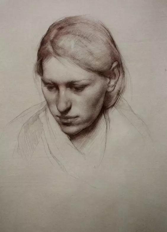 助力美术生联考丨精选素描男女不同角度头像作品临摹学习