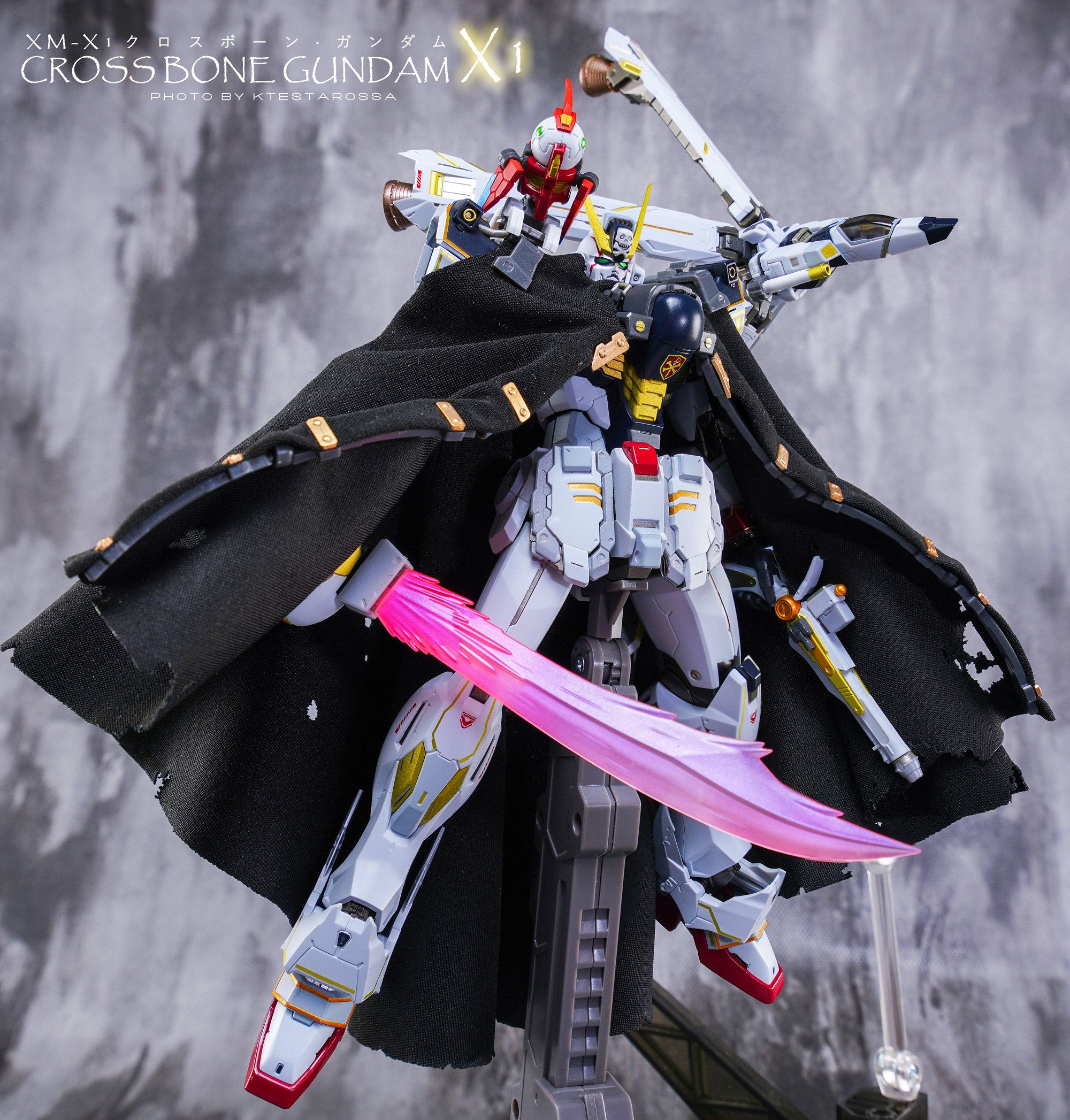 【模型美图】这件披风,即为强者的象征!万代metal build 海盗高达x1