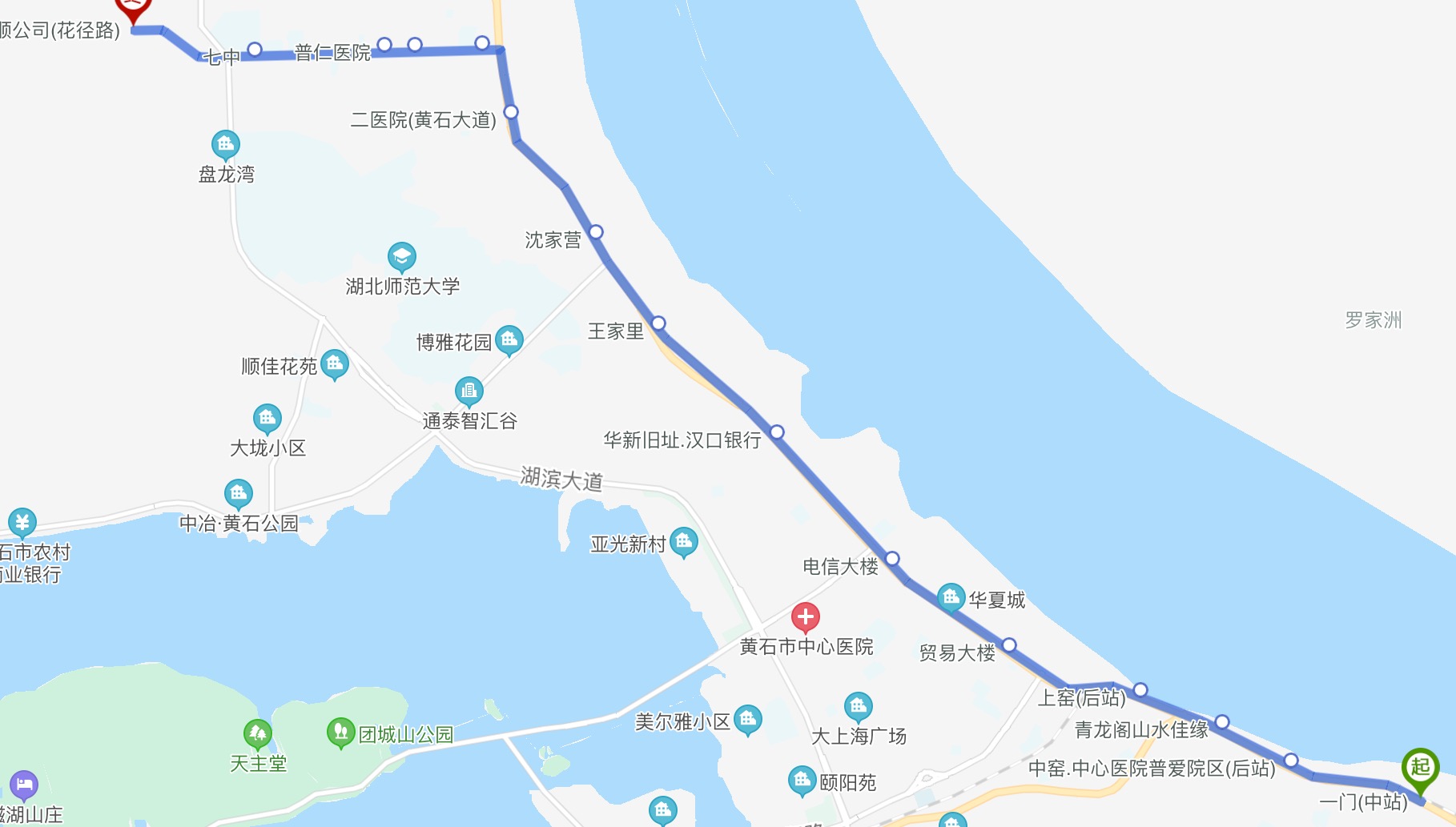 黄石1路——两个第一的线路