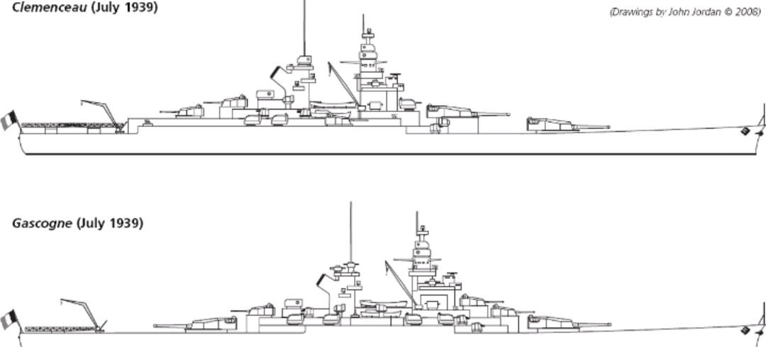 【舰船科普】被遗忘的战列舰 黎塞留级准四号舰 加斯科涅