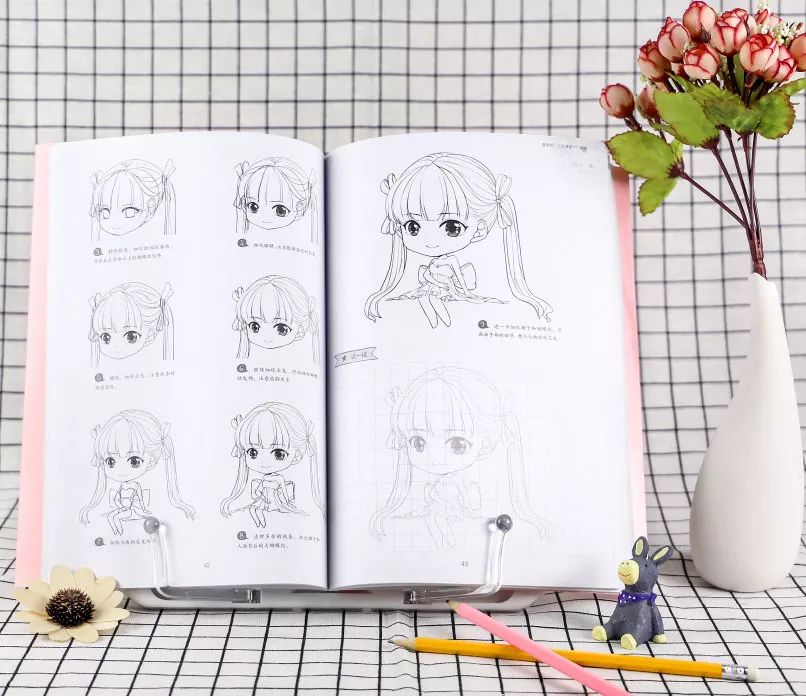 漫画课堂 ▏3分钟教你画出q萌可爱的古风少女