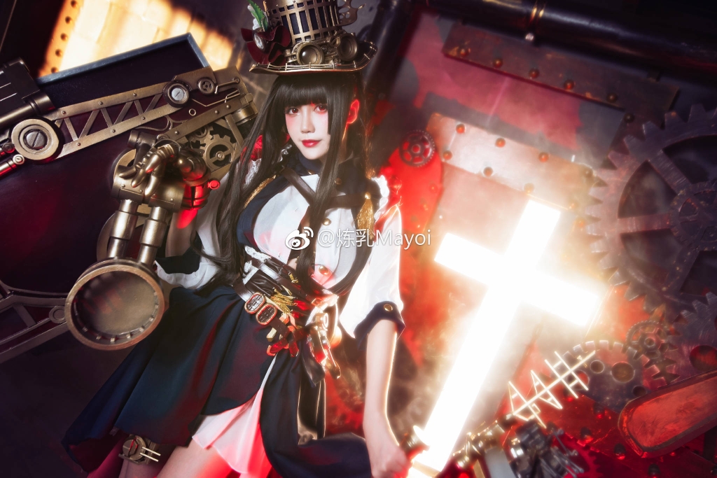 人气美女coser,炼乳mayoi小姐姐的战舰少女,真的好漂亮啊.