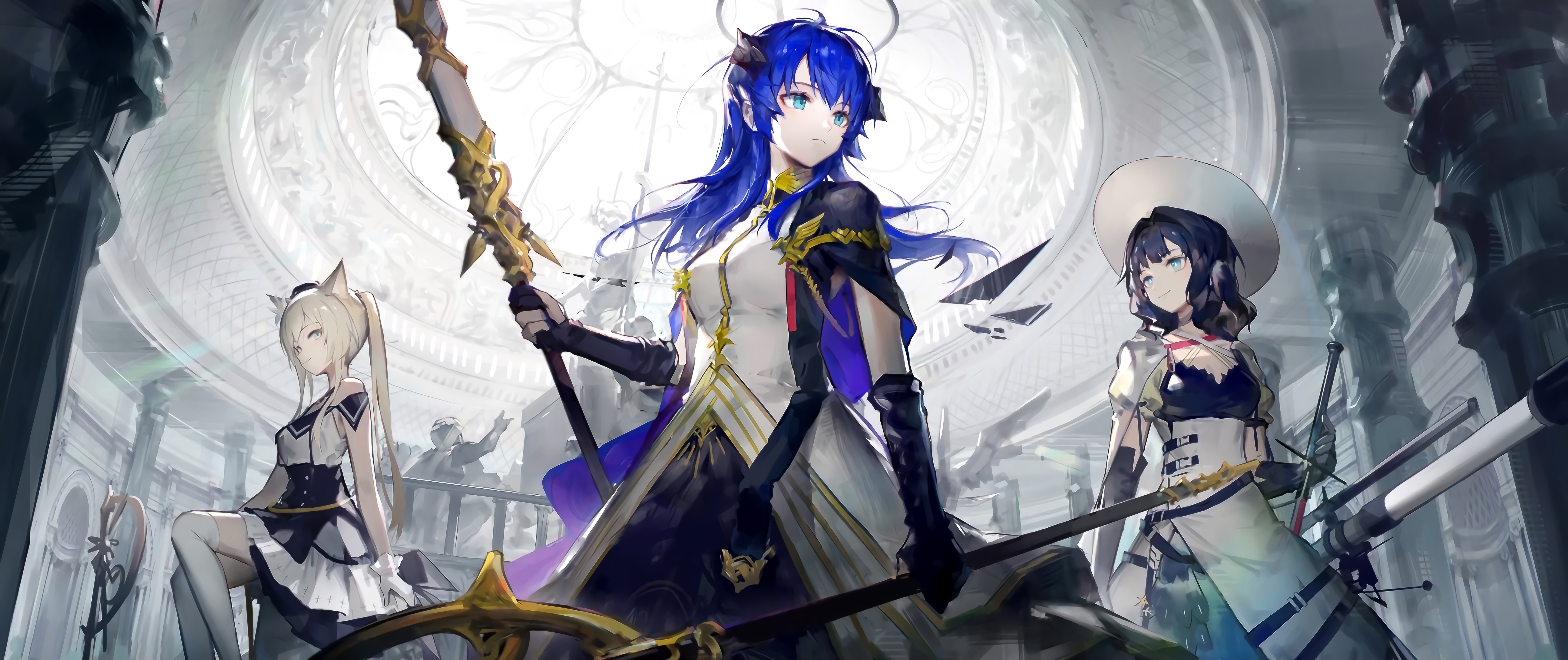 【画质提升 图篇3】 明日方舟 莫斯提马/星极/夜魔立绘 时装回廊 宣传