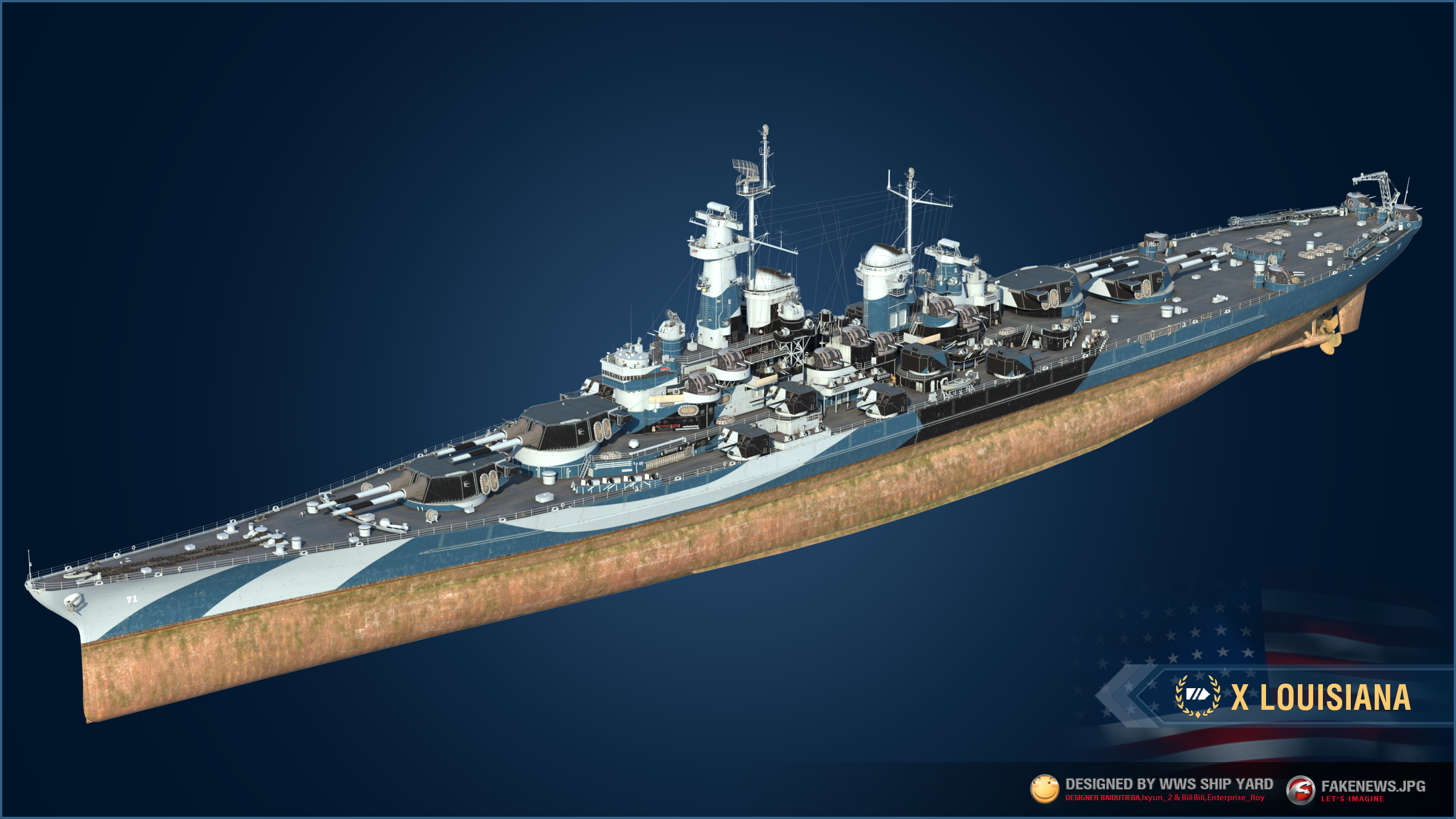 56:美利坚电磁炮——x级美国战列舰路易斯安那