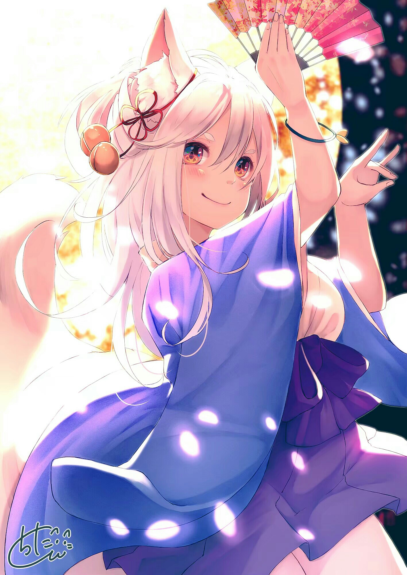 少女系列②樱花下的少女～小狐狸