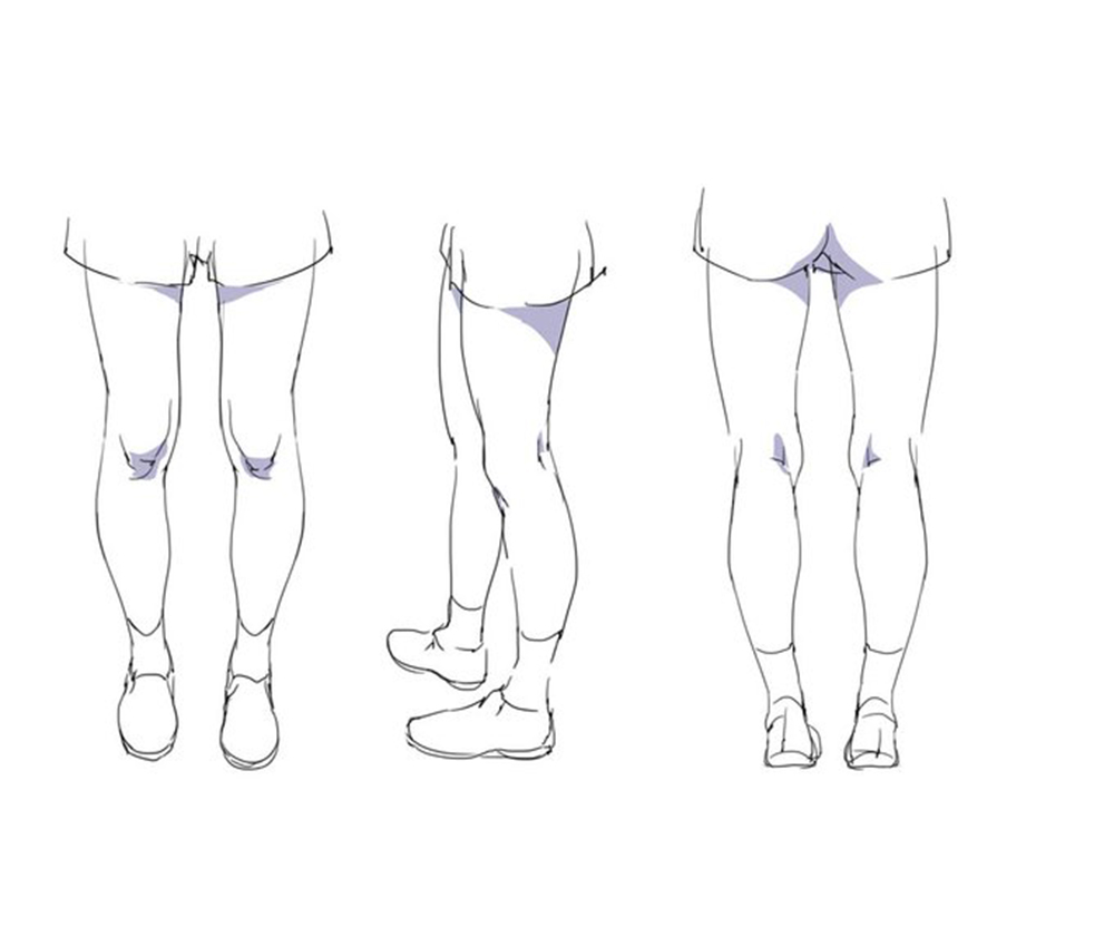 膝盖表现方法