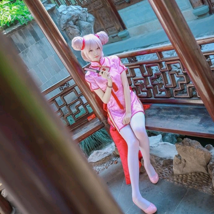 小乔精美cos:清新呆萌加可爱