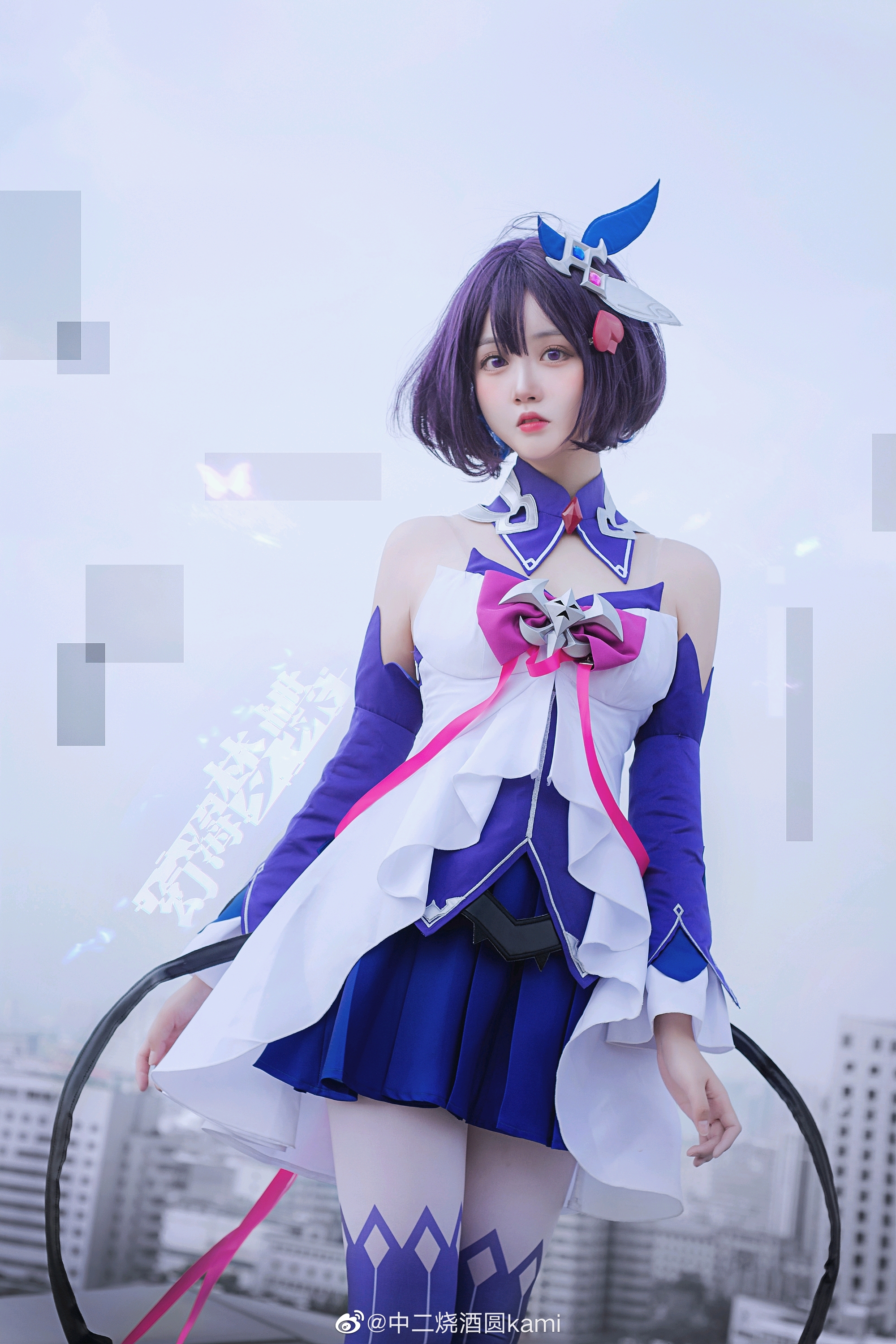 崩坏学园3cos美少女希儿芙乐艾的幻海梦蝶美极了来康康吧