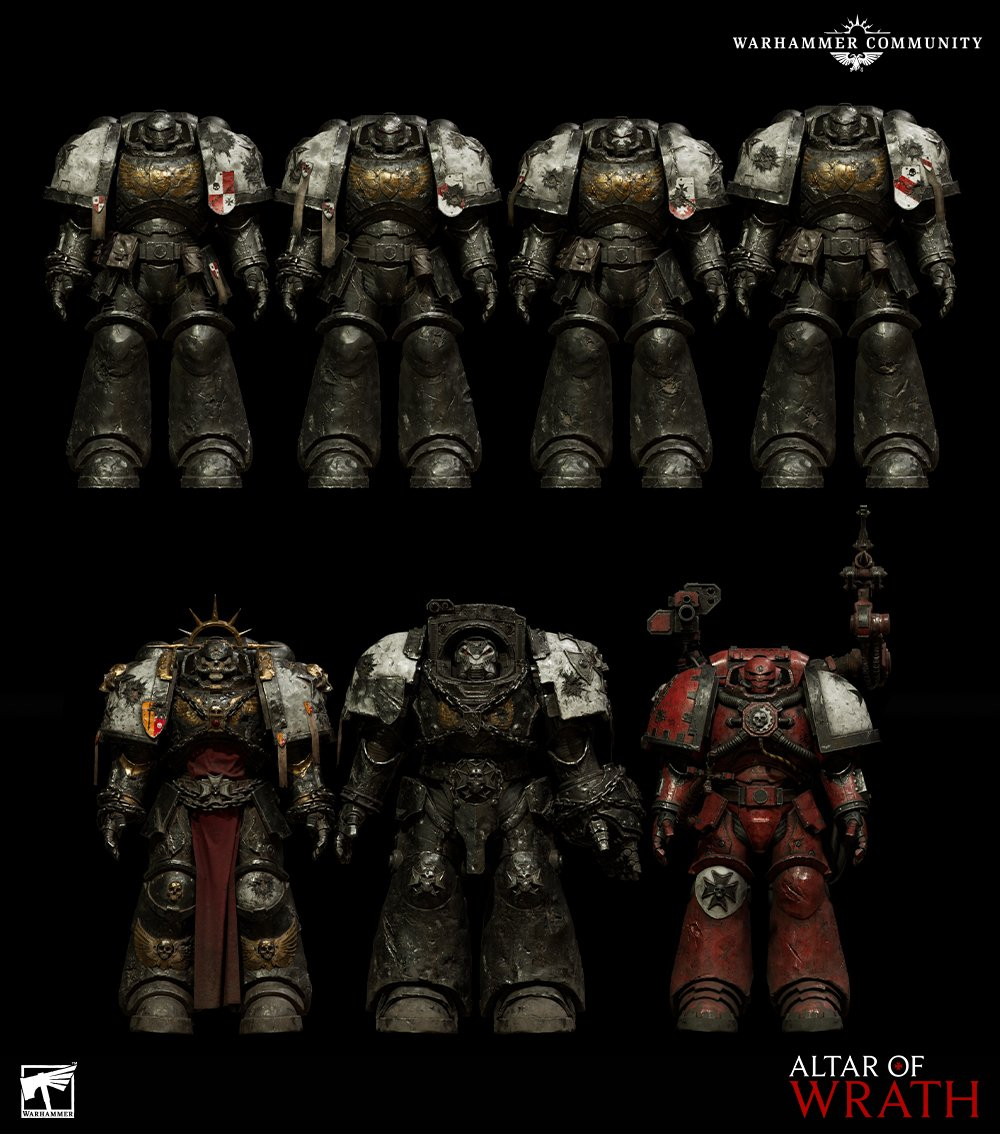 【战锤40k新闻】新黑圣堂官方剧集《altar of wrath》前瞻