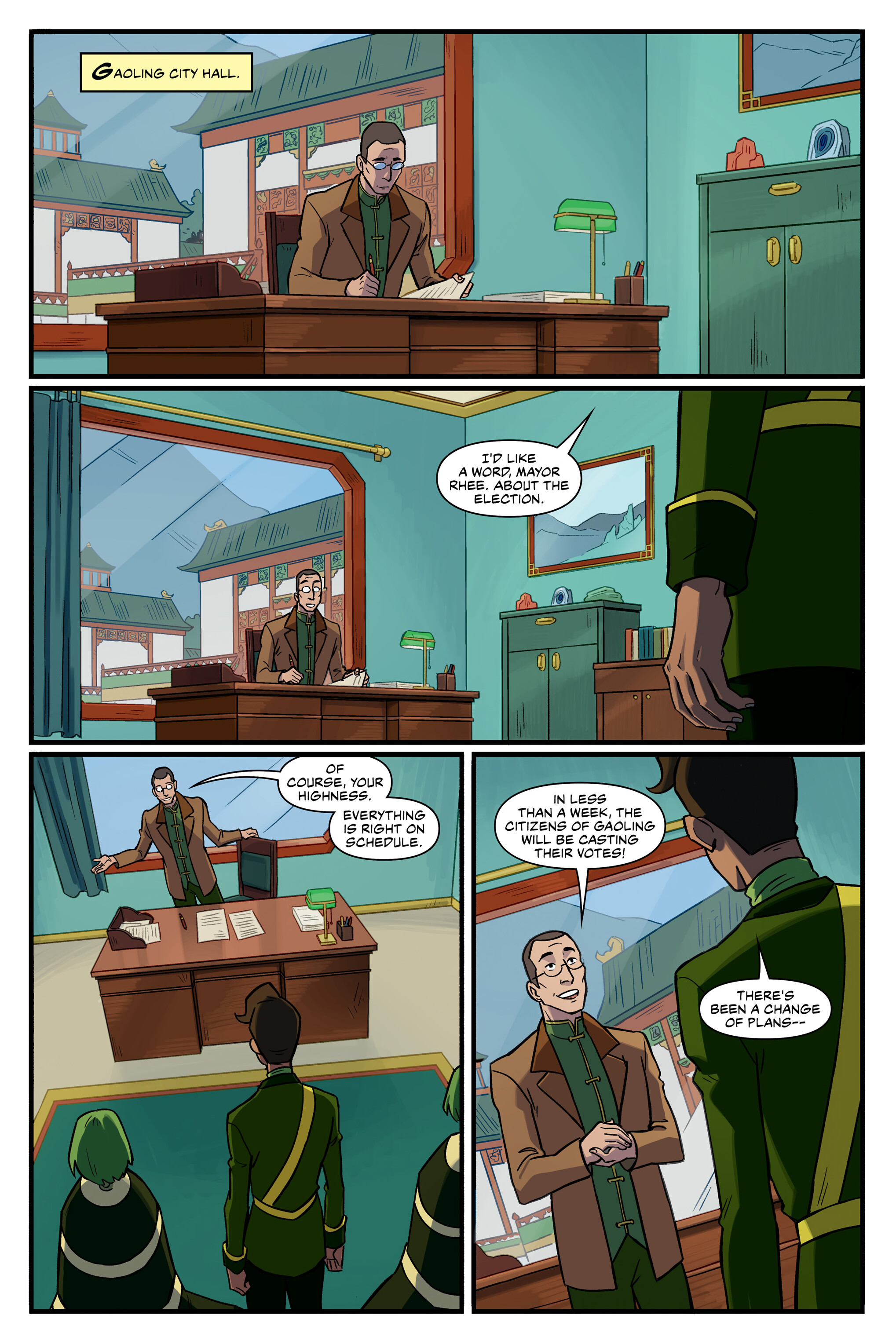 the legend of korra 科拉传奇漫画 ruins of the empire 帝国陨落