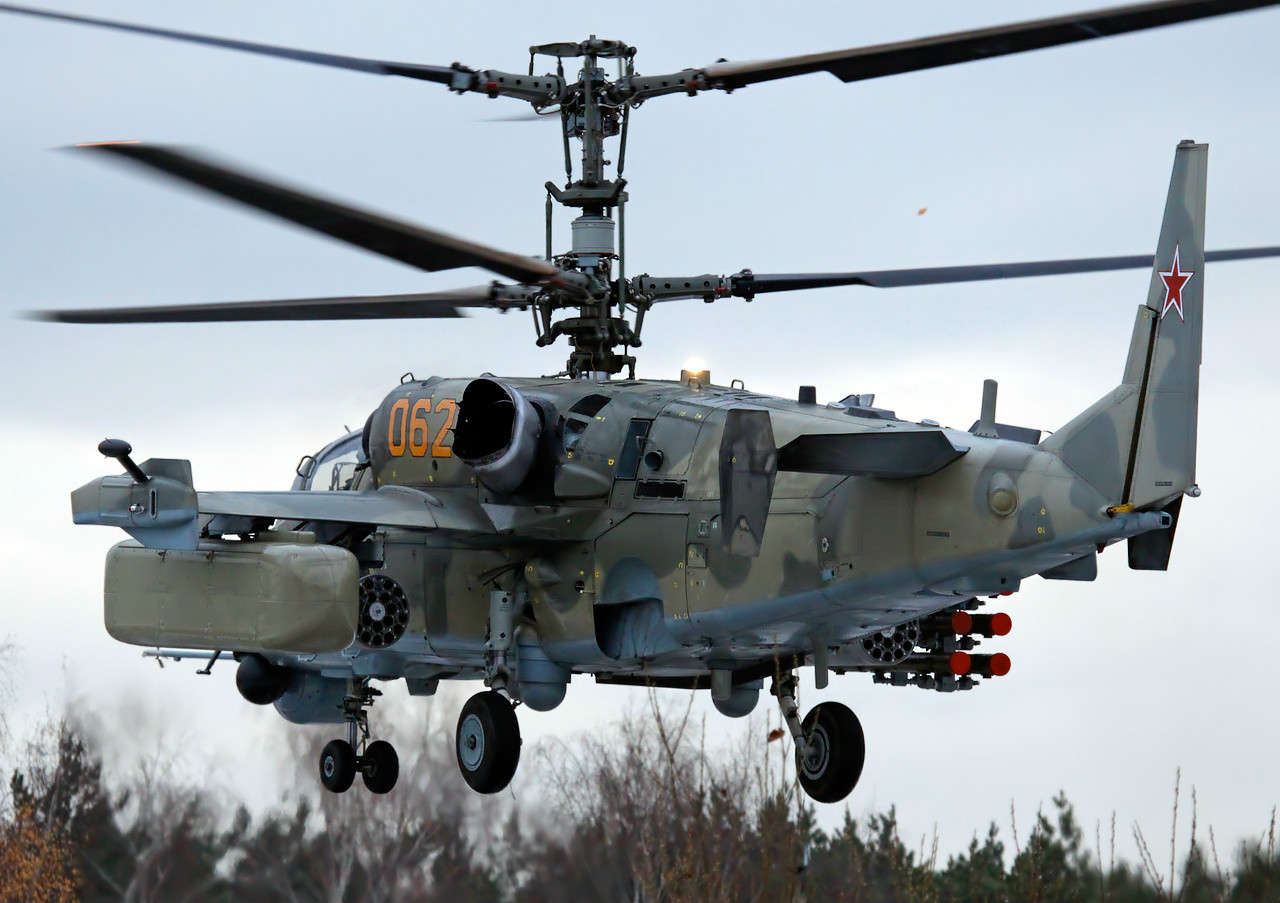 极尽工业之美五俄罗斯卡52短吻鳄武装直升机