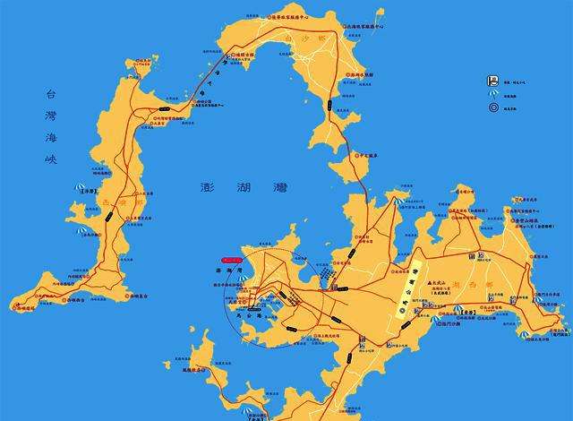 澎湖列岛-地图图片
