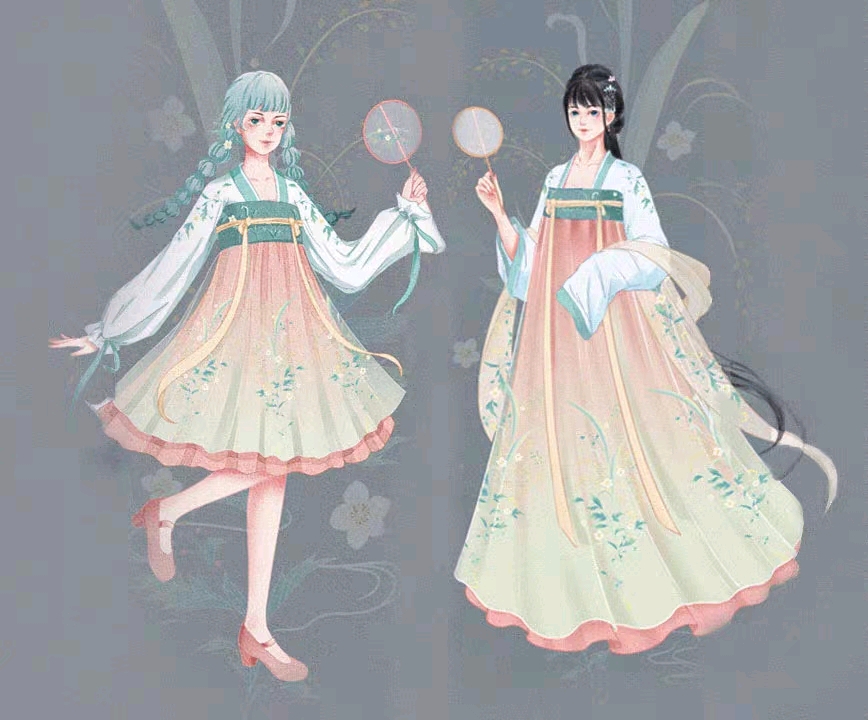 汉服合领短衫夏季穿搭,汉服合领短衫夏季穿搭图片