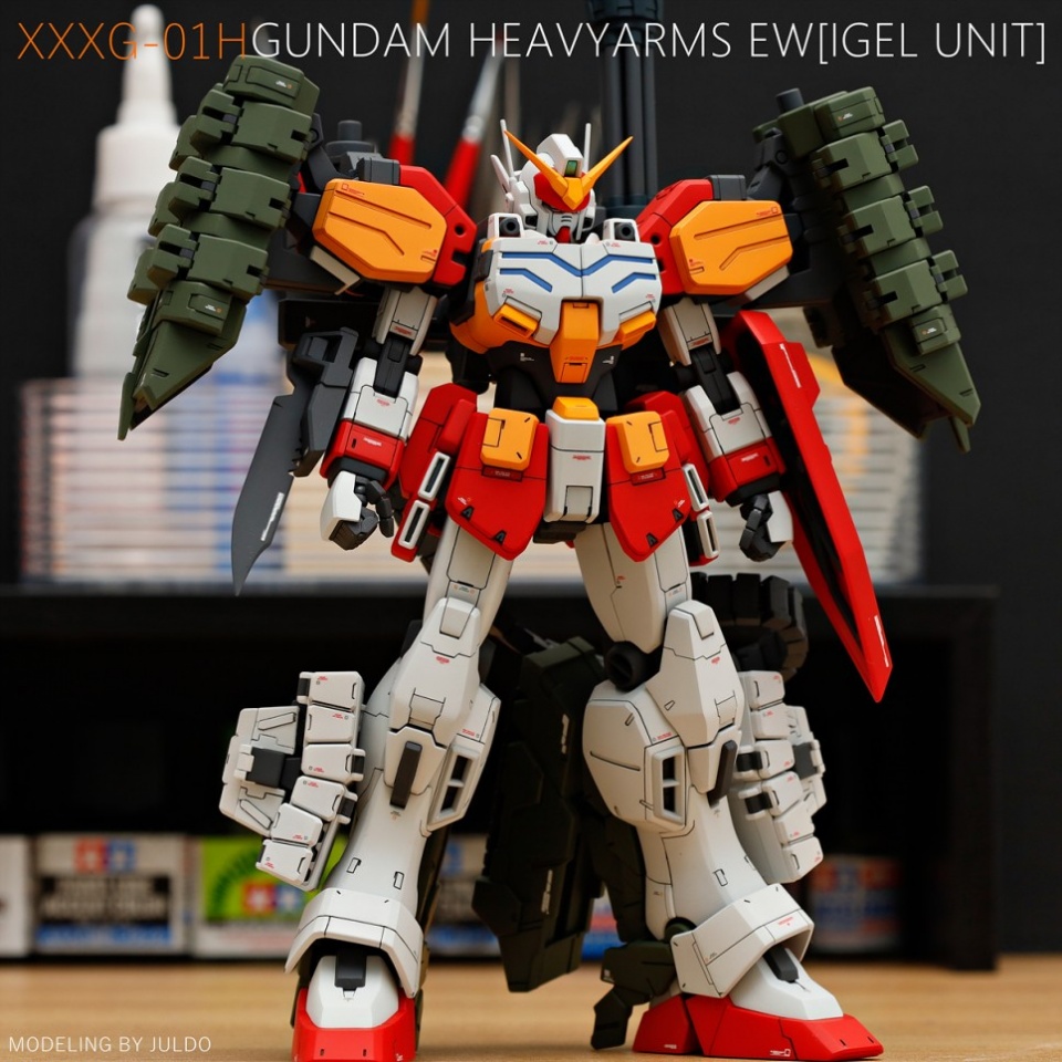 [小t高达秀]mg xxxg-01h 重武装高达ew[刺猬装备]