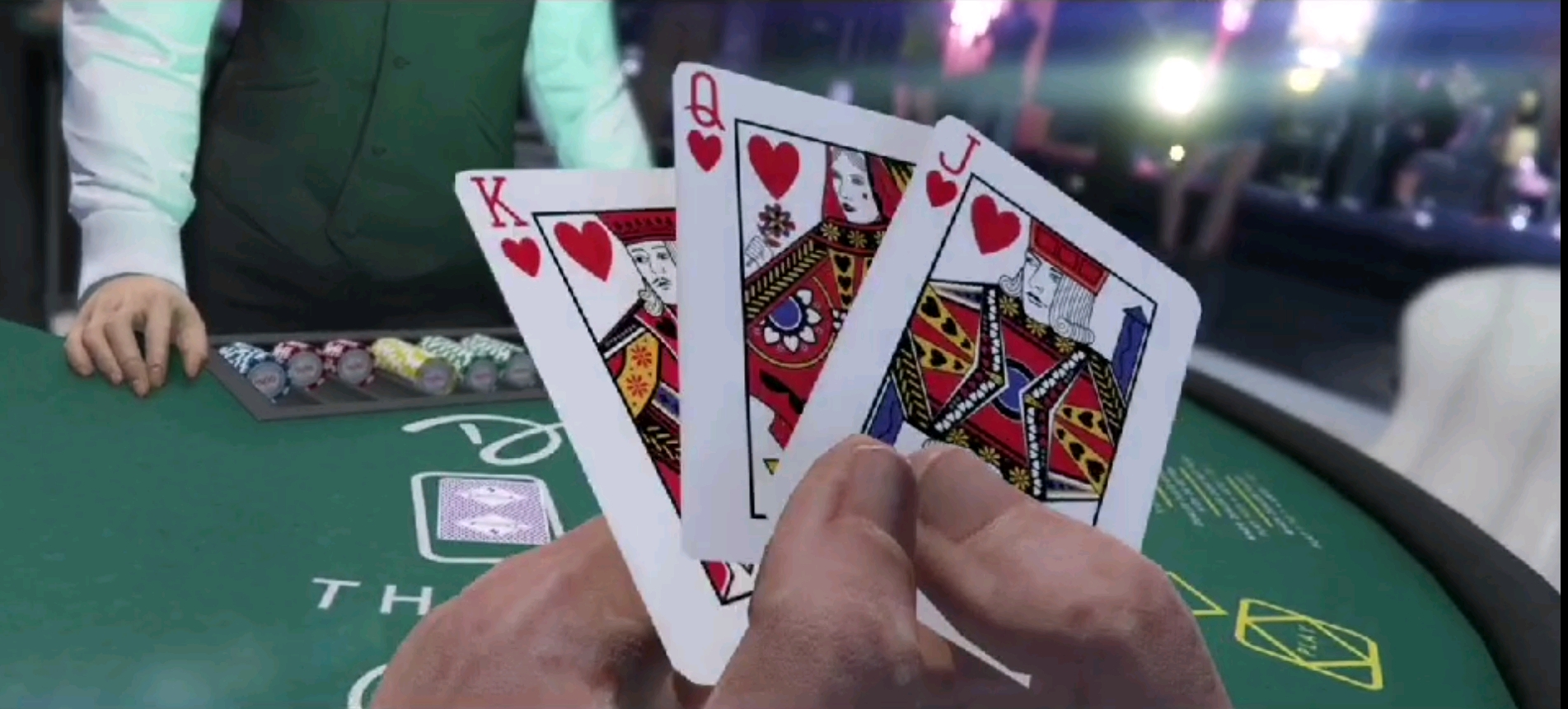 三张扑克,官方中文叫三张扑克,其实我猜测就是"炸金花"(我们这叫炸