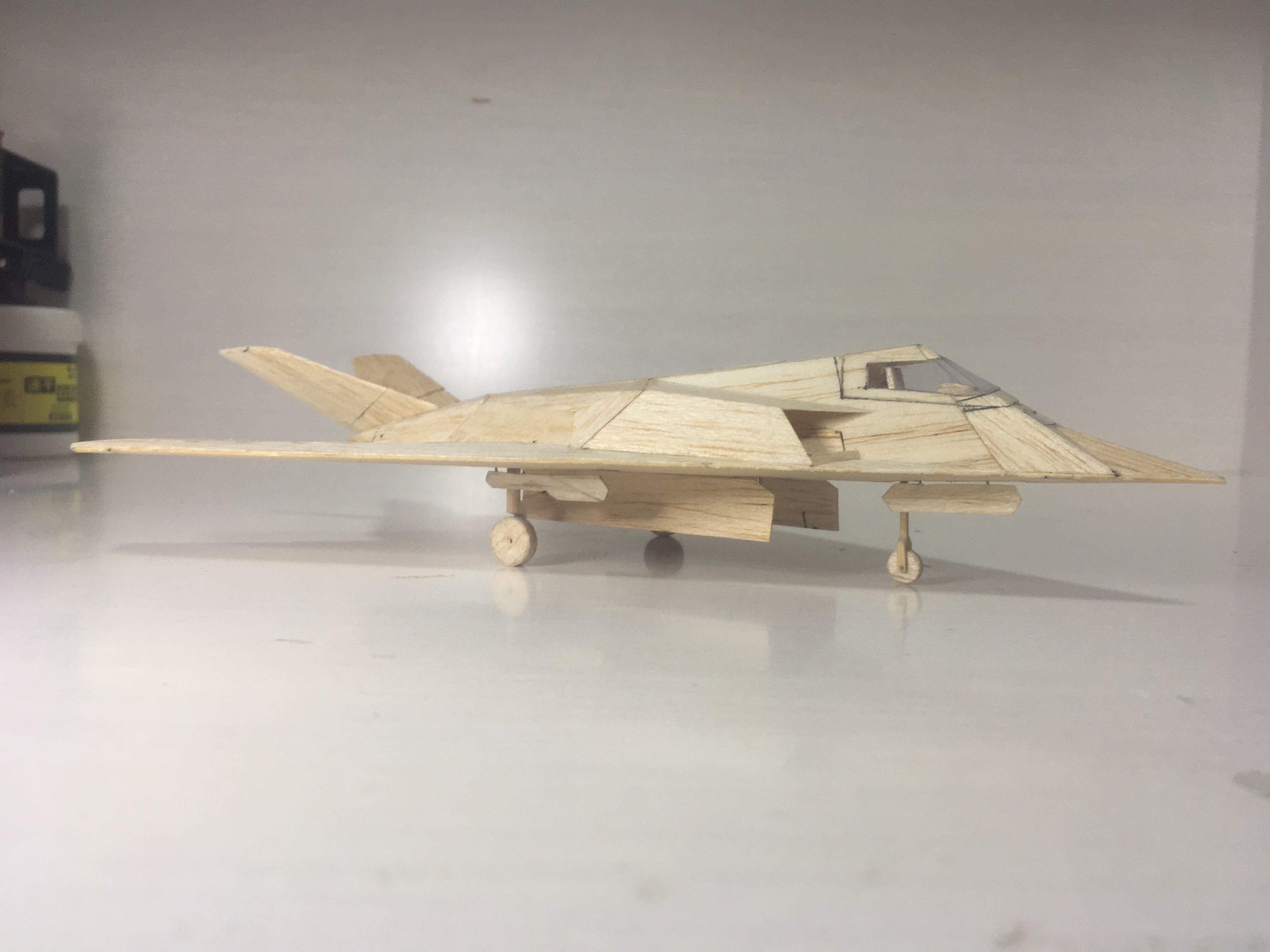 手工制作f117战机模型