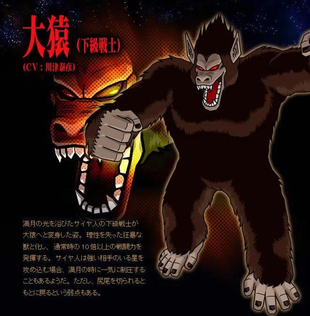 首次出现:赛亚巨猿是在漫画第21话,孙悟