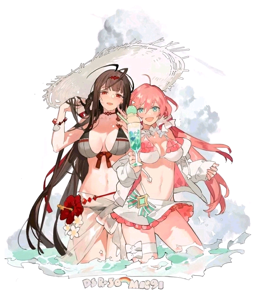 少女前线精选同人图:夏季泳装