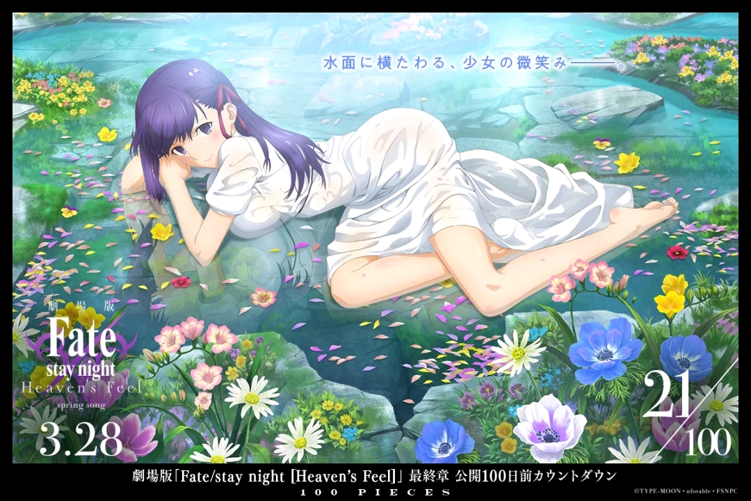 fatestaynightheavensfeelⅢspringsong倒计时100天3021