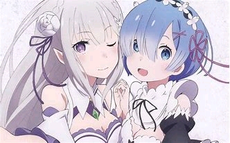 半精灵艾米莉亚和鬼族少女雷姆