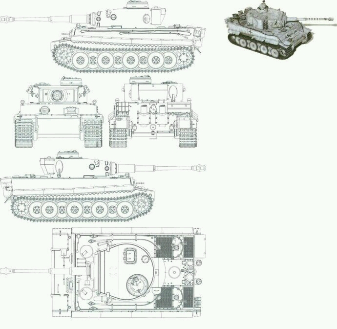 分享一些坦克三视图(二战篇)下