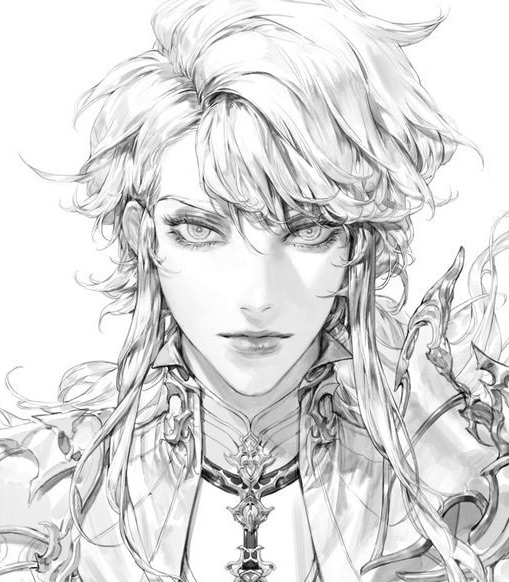 临摹线稿韩国大佬pilyeon的高清人物线稿画作细腻程度令人叹服快进来