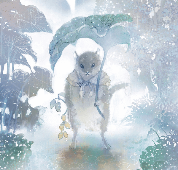 好想赶快到下雨天啊·叶子伞—pixiv特辑(六十六)