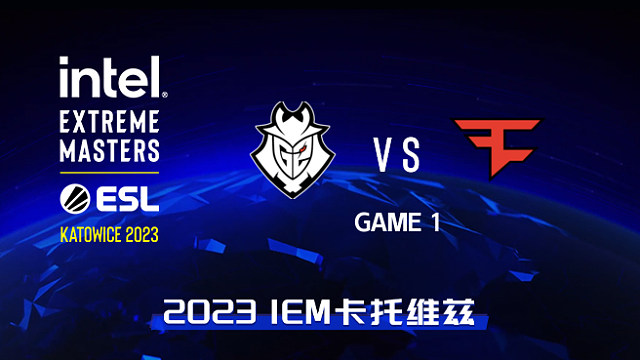 IEM 卡托维兹 2023强强对决 G2 2 0 FaZe 哔哩哔哩