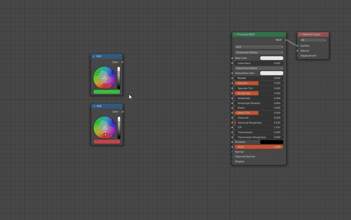 blender高效节点操作动图