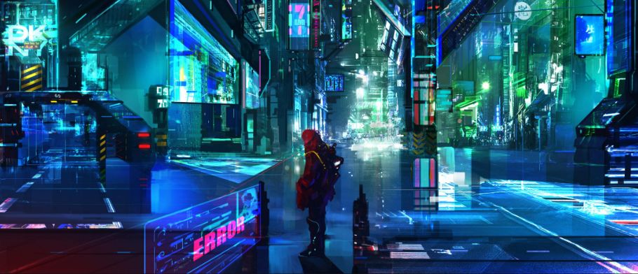 【之绘 art】你真的会画赛博朋克吗?赛博朋克视觉元素