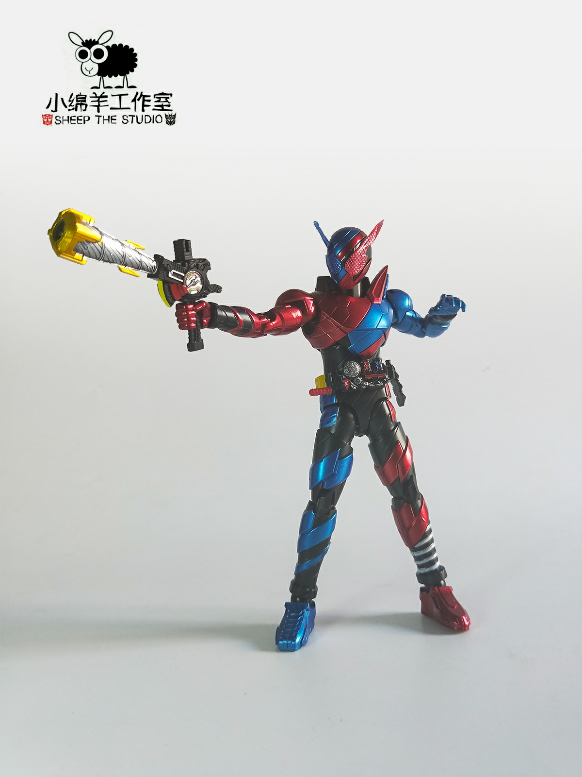 假面骑士build拼装版 重涂