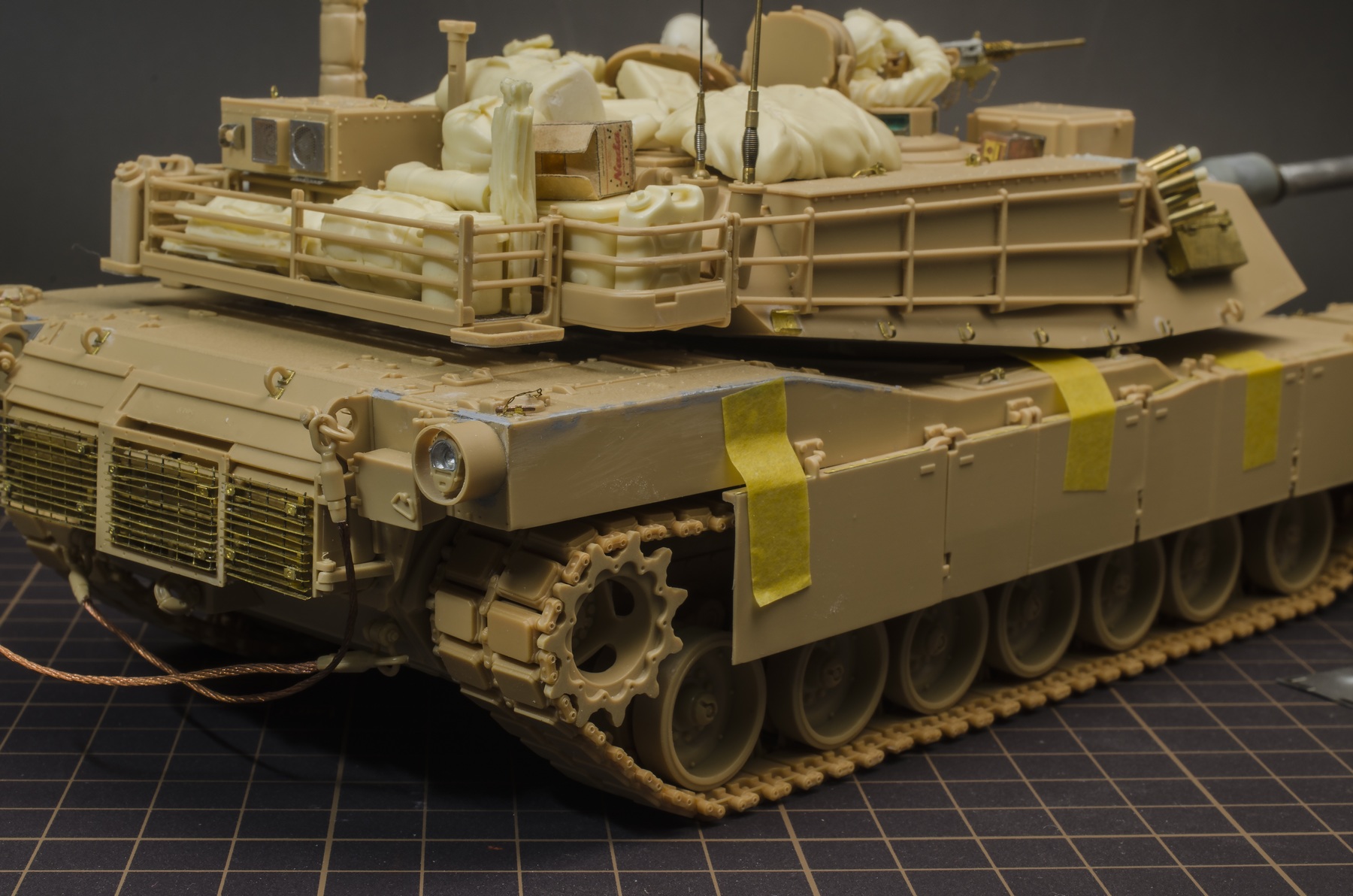来自地狱的牛仔m1a1ha主战坦克陆战队型