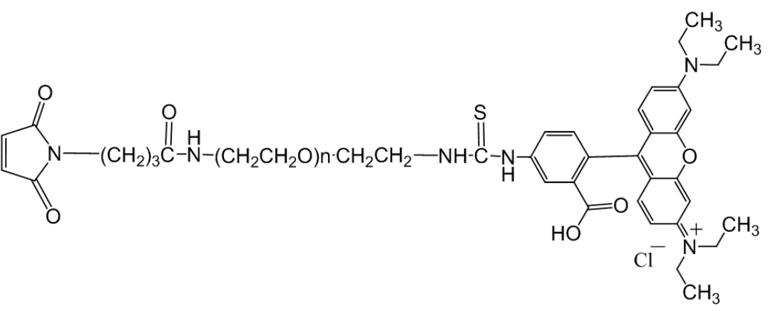 Maleimide Peg Rb Peg Rhodamine Peg Mal