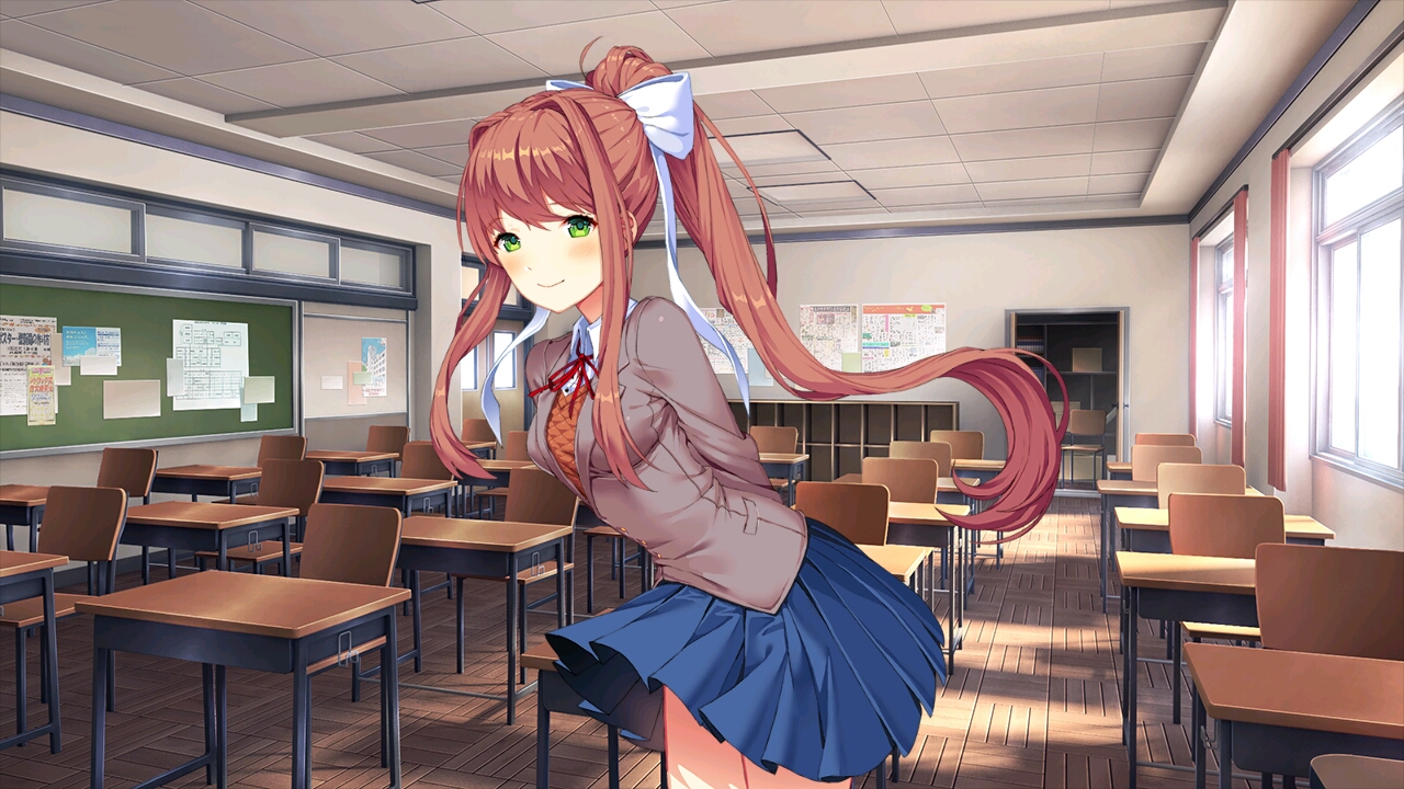 ddlc! 心跳心跳文学部 monika
