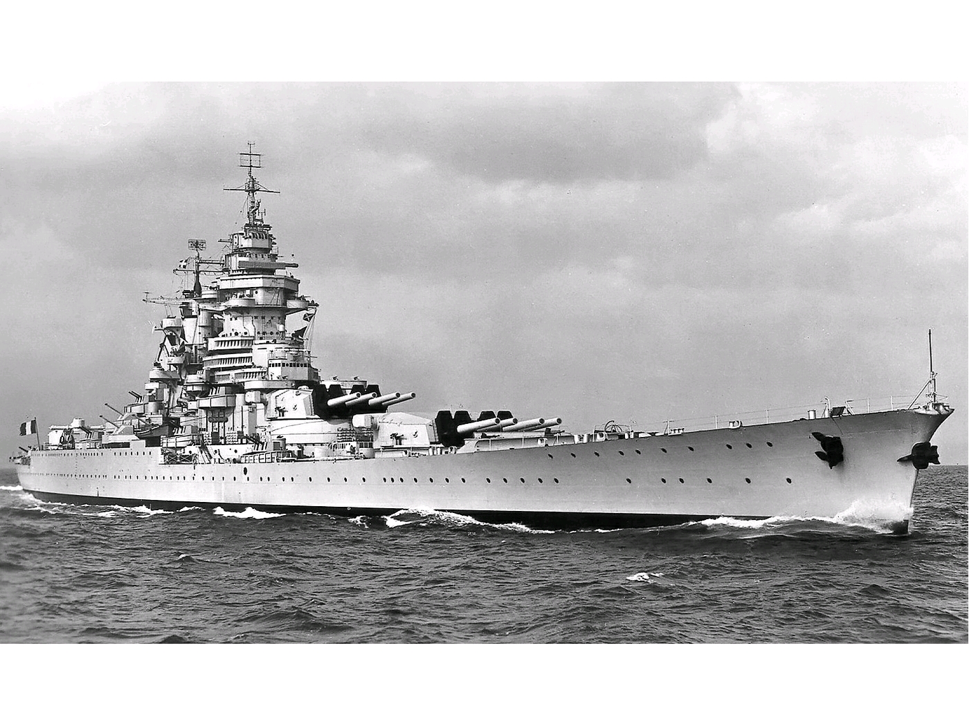 法兰西海军的骄傲"黎塞留"级战列舰