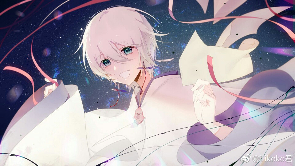 言和〔同人画作〕头像 电脑壁纸      插画 二次元 虚拟歌姬 vsinger