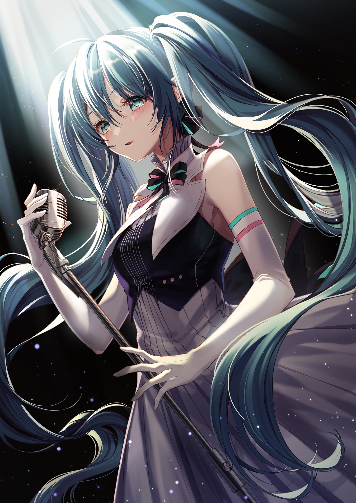 超好看的初音未来和洛天依