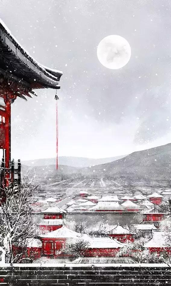 美人水彩画,古香古色,韵味十足