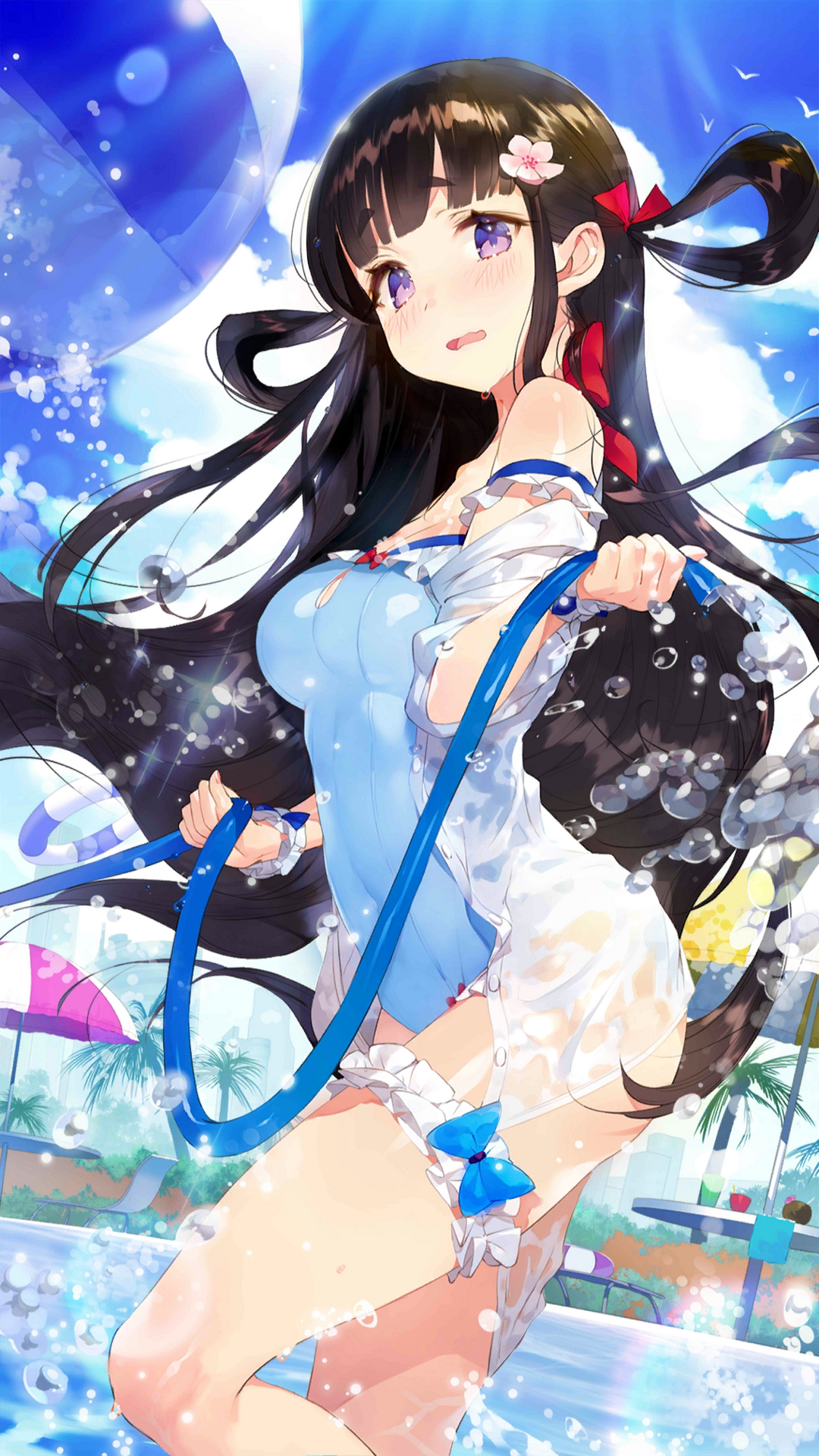 《双生视界》日服泳装三期新增立绘