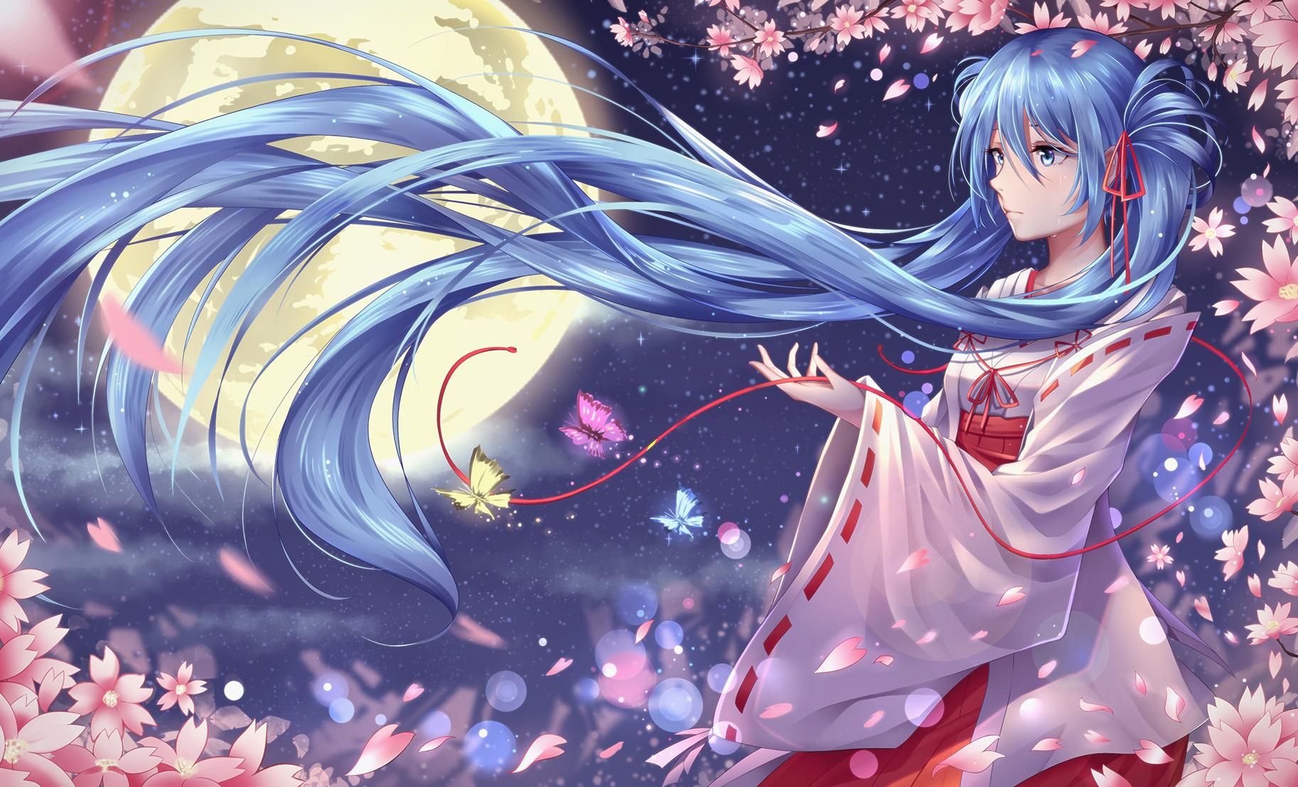 1920x1080初音未来,1920x1080电脑壁纸鬼刀 初音未来同人
