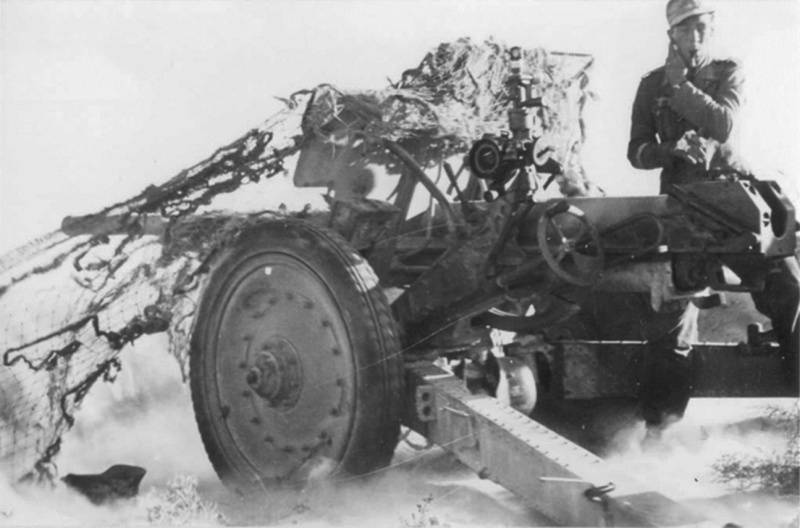 北非和东线德军的苏产反坦克炮德国pak36r反坦克炮
