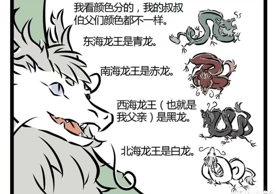 非人哉:敖烈父辈被绿?家族设定被忘记,西海龙王本应是黑龙